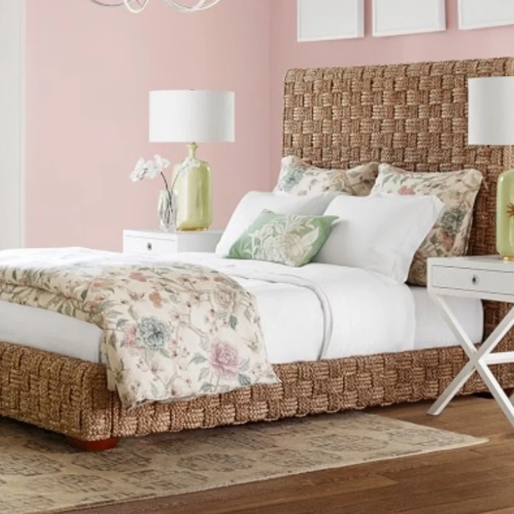 Aerin Wild Rose linen shams set